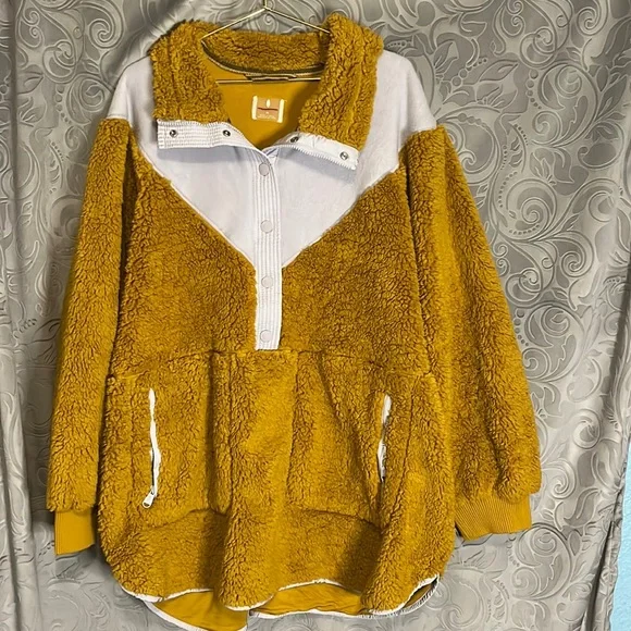 Free People Movement Fall to Rise Quarter Zip XL NWOT - Picture 1 of 6